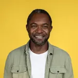 Headshot illustrating sample profile Marcus, 44